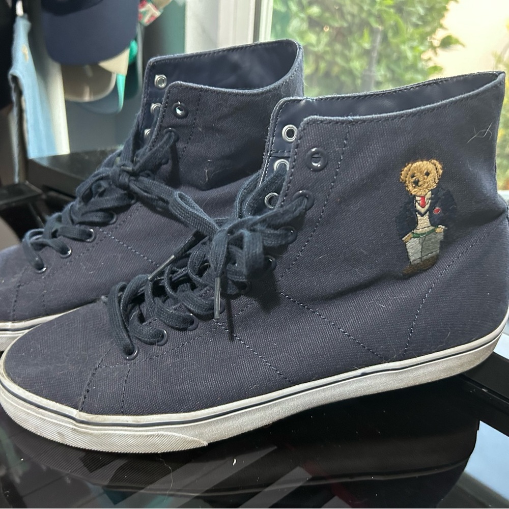 Polo Ralph Lauren “Teddy Bear” hi-tops in great condition